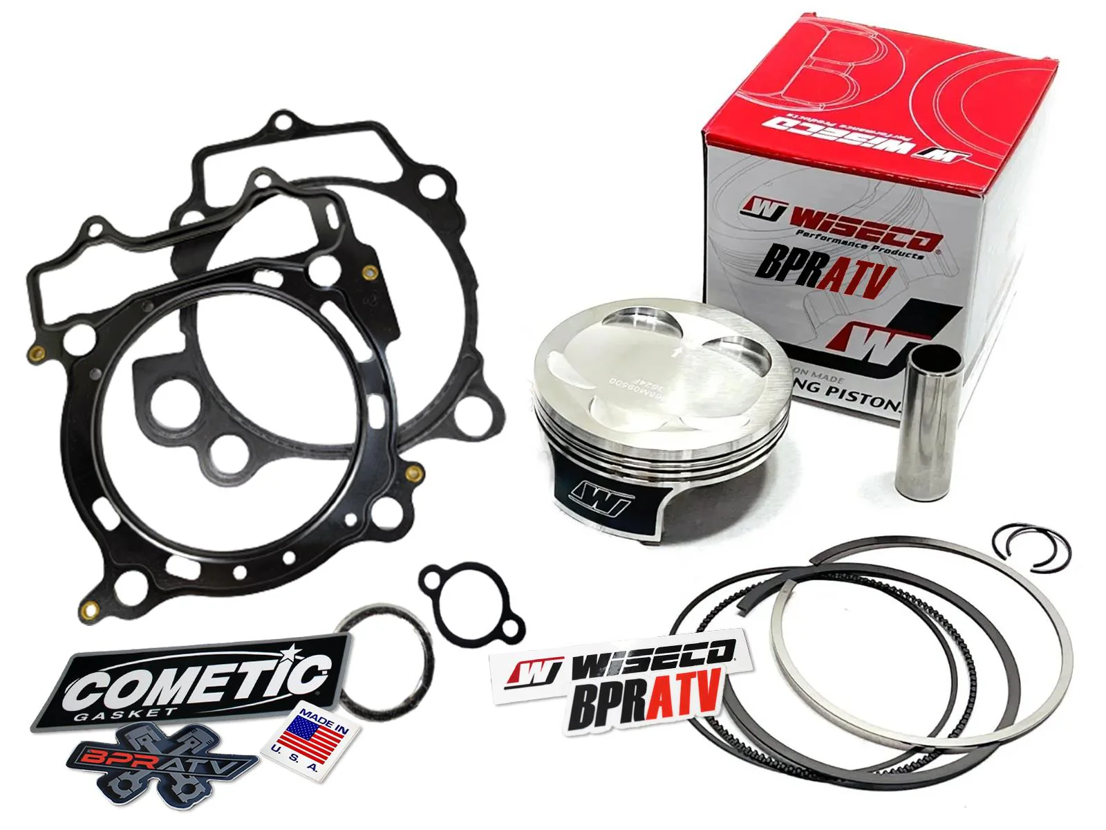 BPRATV YFZ450 YFZ 450 98mm Big Bore Top End Kit Wiseco Forged Piston MLS Gaskets - Image 2