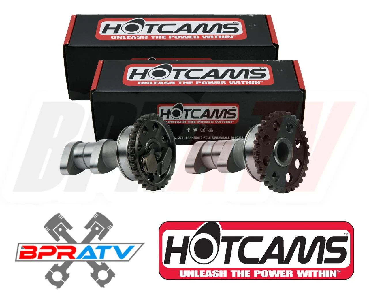 YFZ450 Big Bore Kit 98mm Stage 1 Hot Cams Wiseco Piston Cometic & Titanium Studs - Image 7