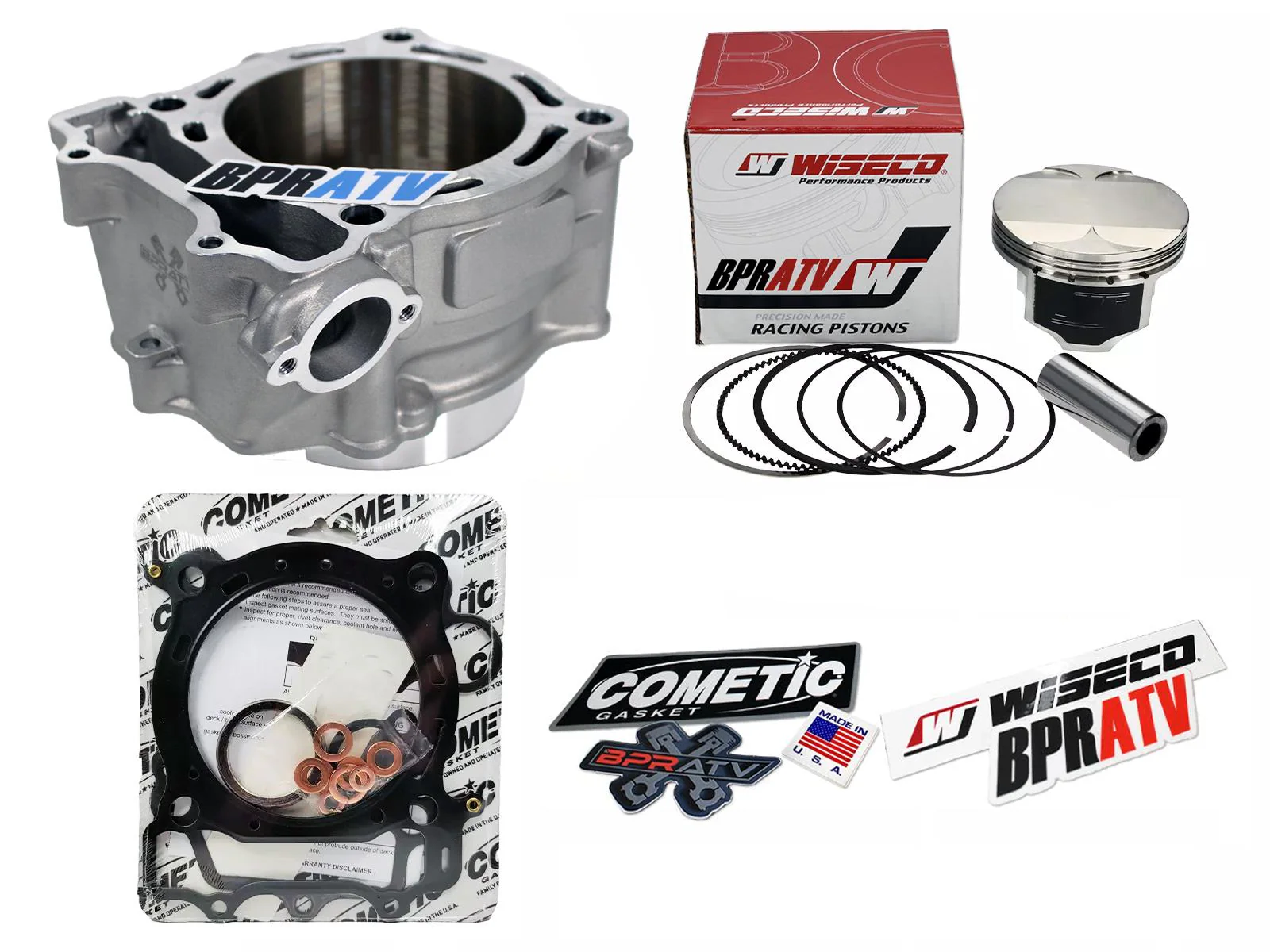 Complete Wiseco YFZ450 Engine Kit Crankshaft Top End Rebuild Gaskets Chain 04-13 - Image 2