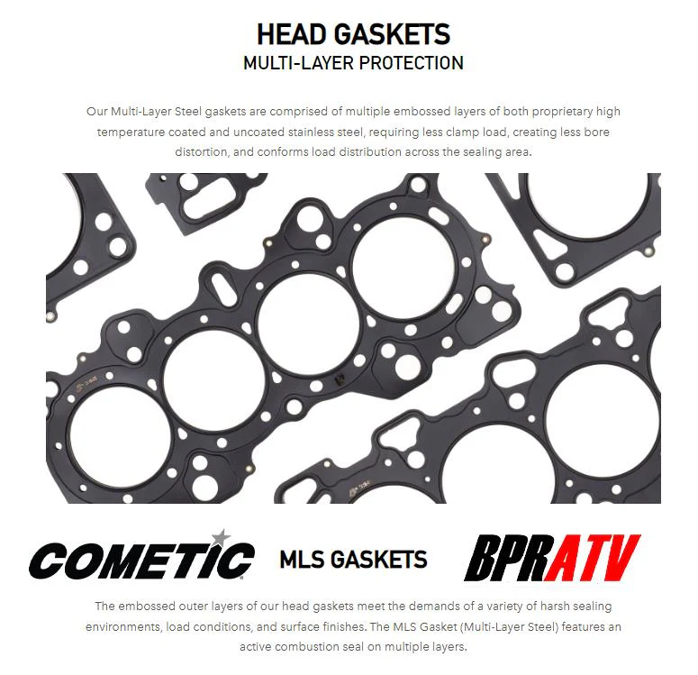 YFZ450 YFZ 450 98mm Wiseco Piston +3mm Big Bore Head Gasket Top End Rebuild Kit - Image 19