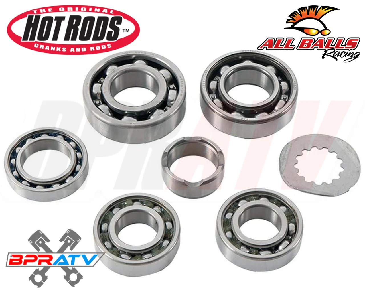 YFZ450 YFZ 450 Carb Model Hot Rods Trans Bearing & Engine Seal Kit TBK0067 04-13 - Image 11
