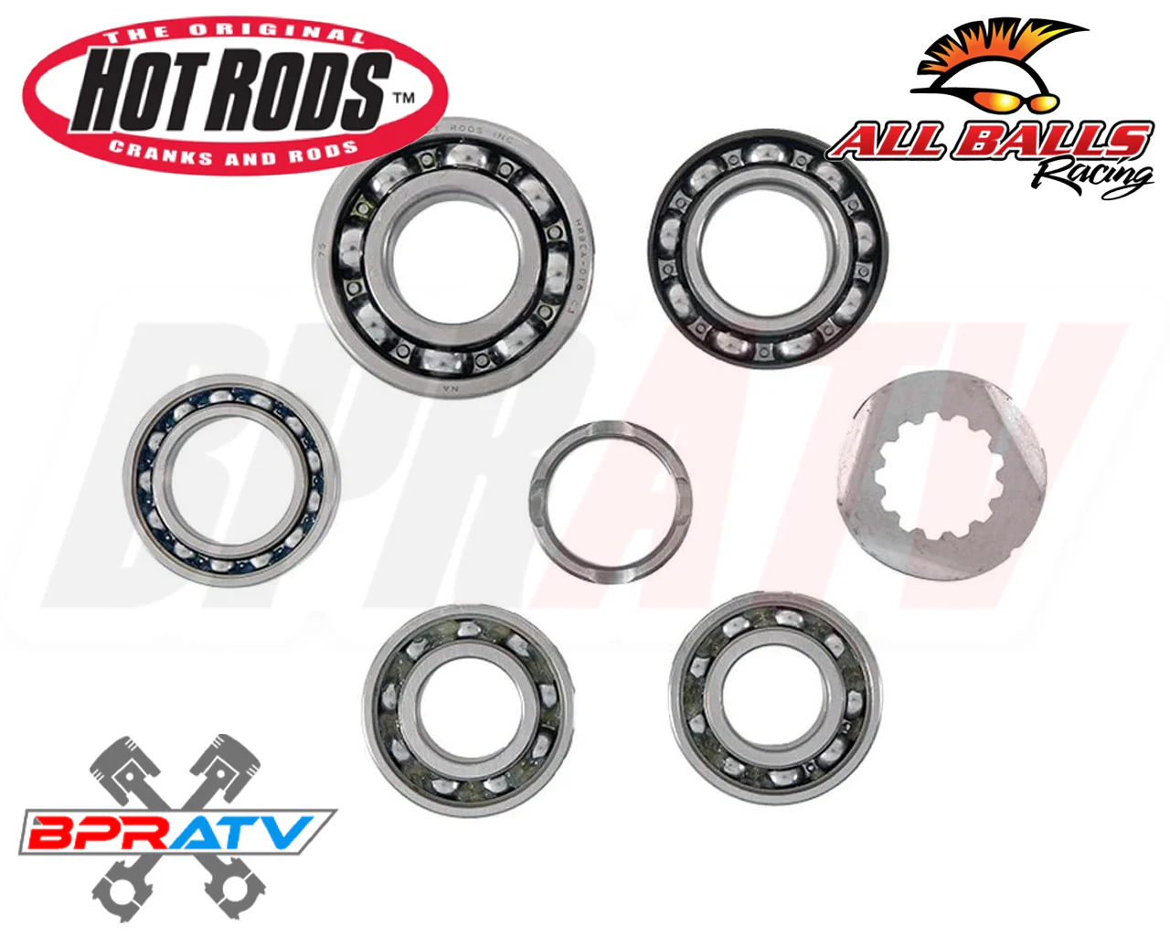 YFZ450 YFZ 450 Carb Model Hot Rods Trans Bearing & Engine Seal Kit TBK0067 04-13 - Image 6
