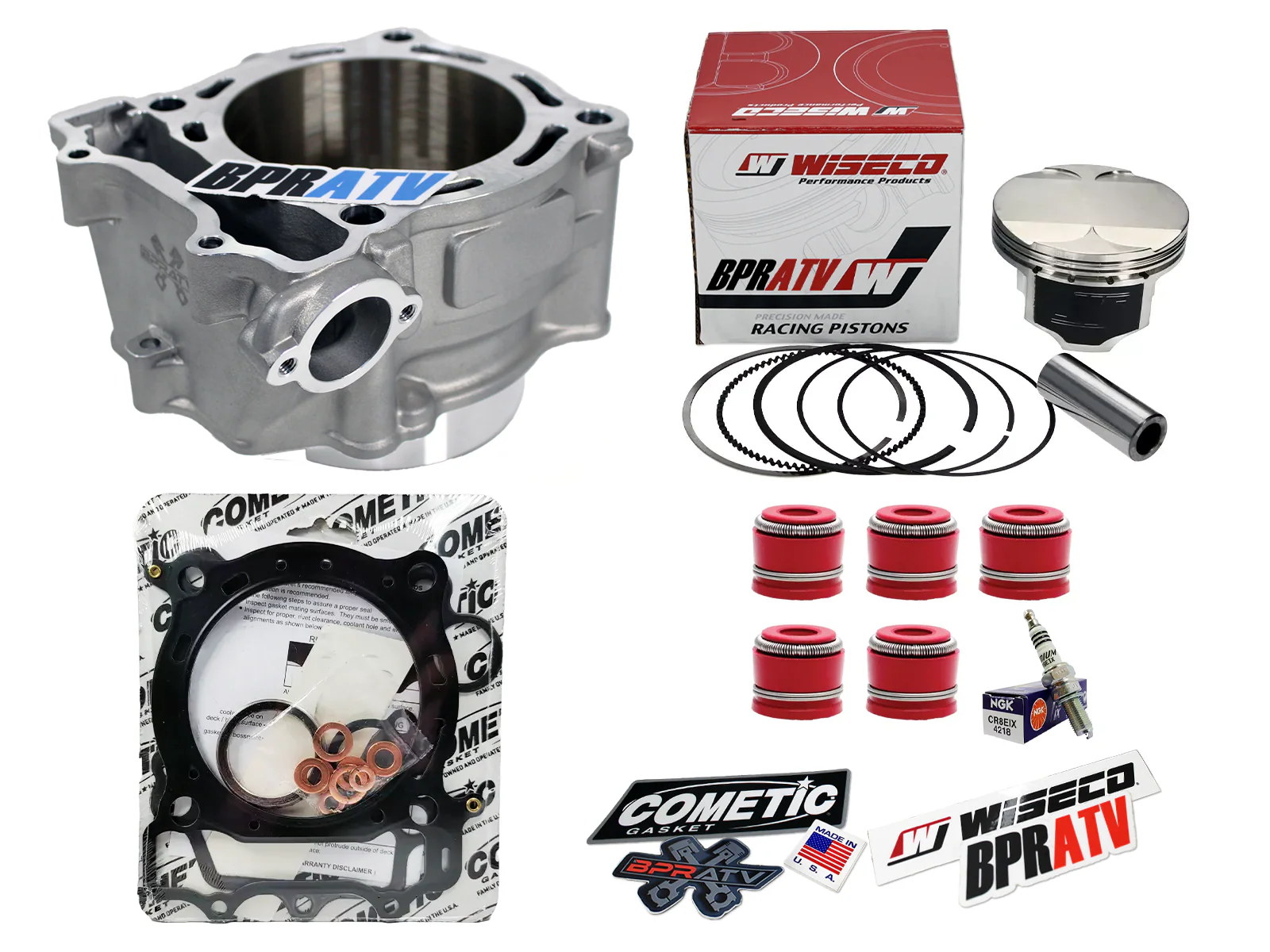 YFZ450 YFZ 450 98mm Big Bore Cylinder Wiseco Piston Top End Engine Rebuild Kit - Image 4