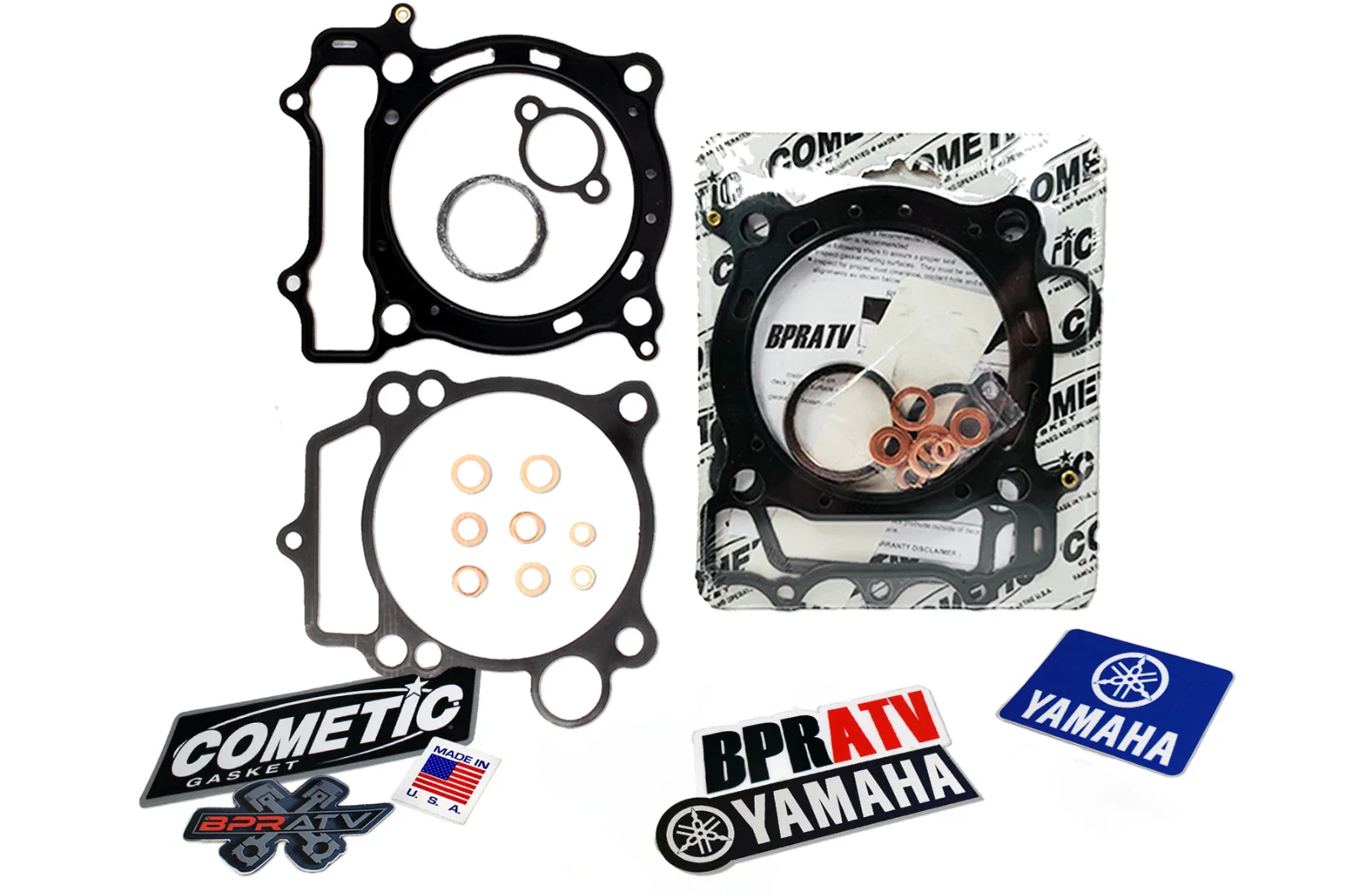 YFZ450 YFZ 450 98mm Big Bore Top End Head Gasket Kit Cometic Gaskets + Seals Set - Image 2