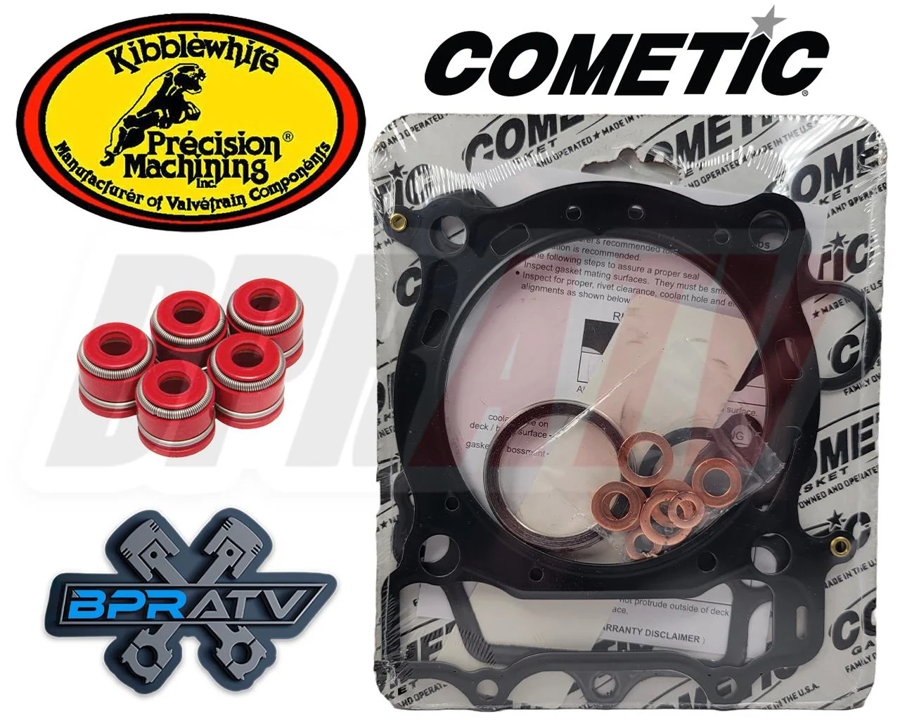 YFZ450 YFZ 450 98mm Piston +3 Big Bore Wiseco 480 Forged Cometic Top Gaskets Kit - Image 12