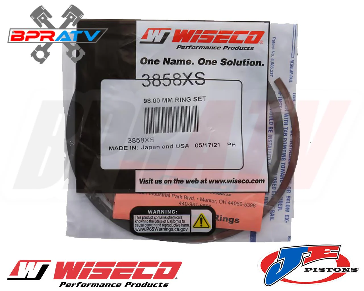 YFZ450 YFZ 450 98mm Piston +3 Big Bore Wiseco 480 Forged Cometic Top Gaskets Kit - Image 7