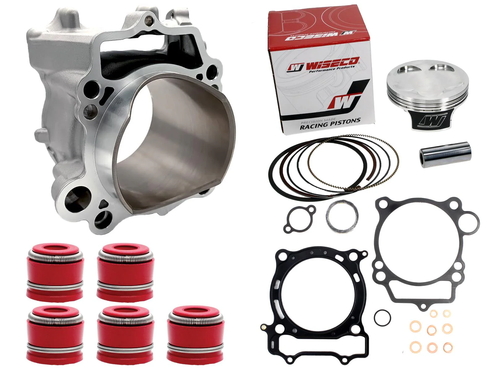 YFZ450 YFZ 450 Big Bore Kit 480cc Cylinder 98mm Pump Piston Top End Rebuild Kit - Image 10