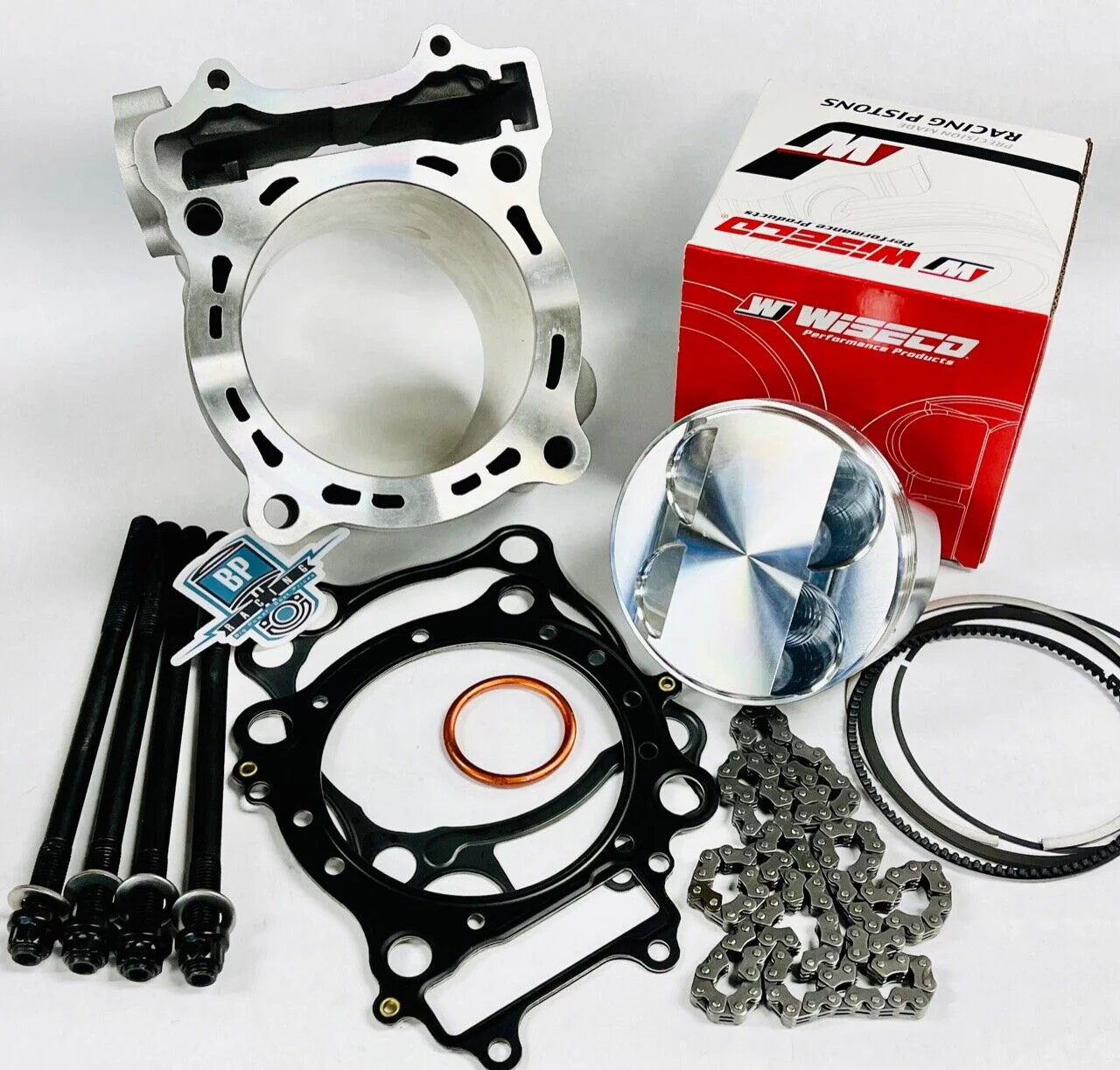 YFZ450 YFZ 450 Big Bore Kit 98mm 480cc Cylinder Top End Rebuild Kit & Head Studs - Image 7