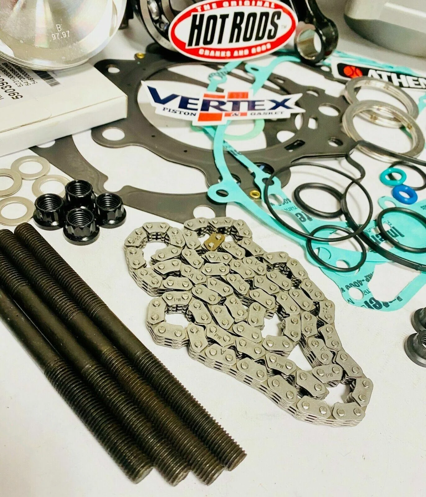 YFZ450 YFZ 450 Big Bore Stroker Crank 98m Complete Motor Engine Rebuild Redo Kit - Image 6