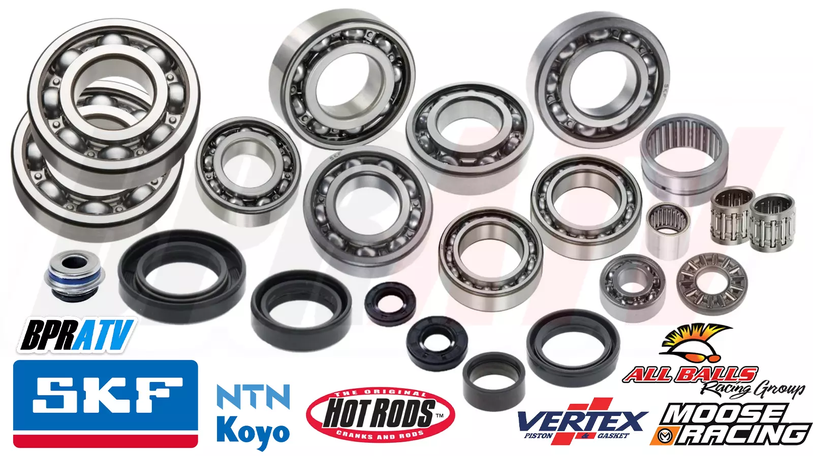 YFZ450 YFZ 450 Carb Model Bearings Motor Engine Bottom End Bearing Seals Kit Set - Image 3