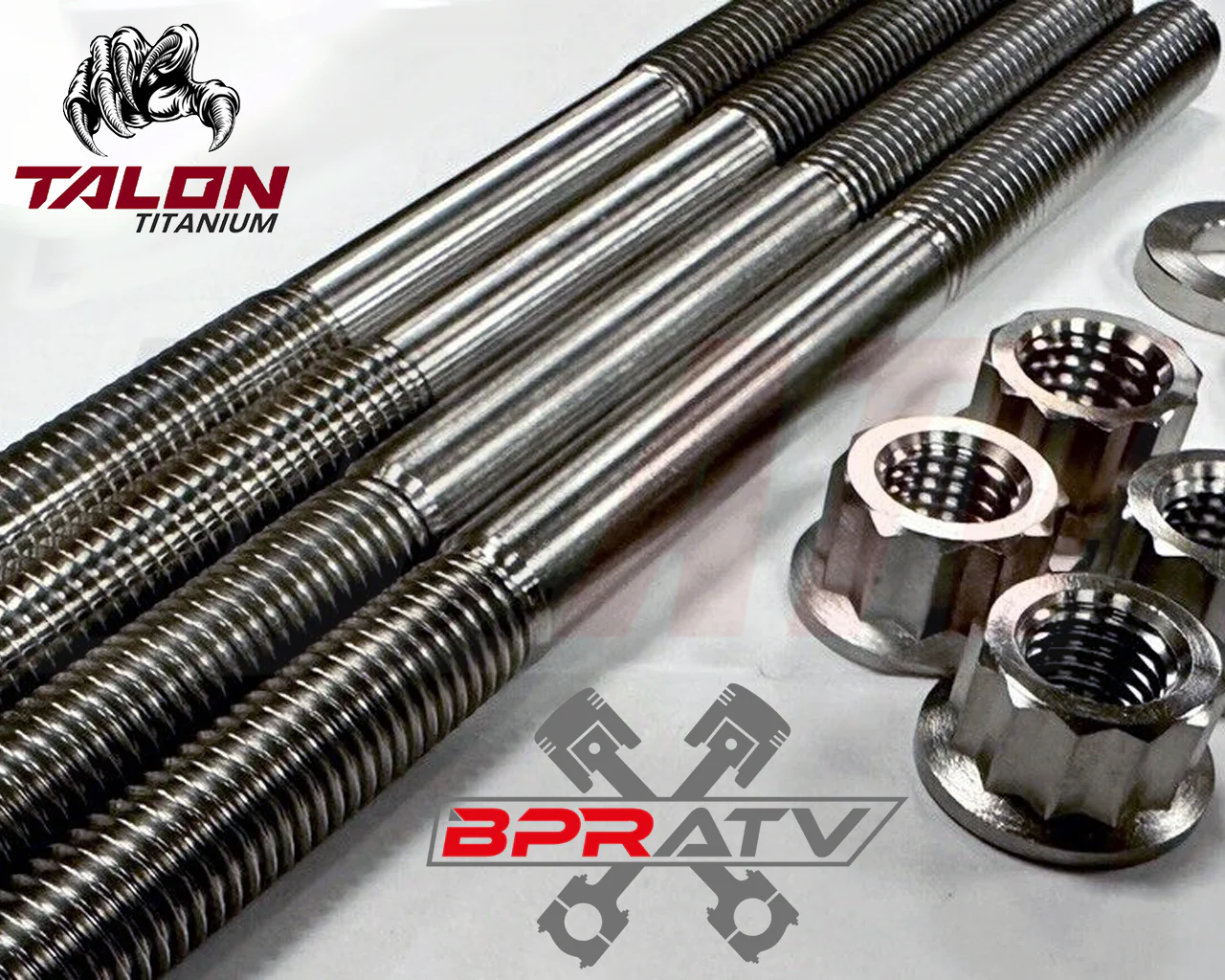 Best Yamaha YFZ450 YFZ 450 CARB Head Studs Titanium Cylinder Head Bolts Nut Kit - Image 3