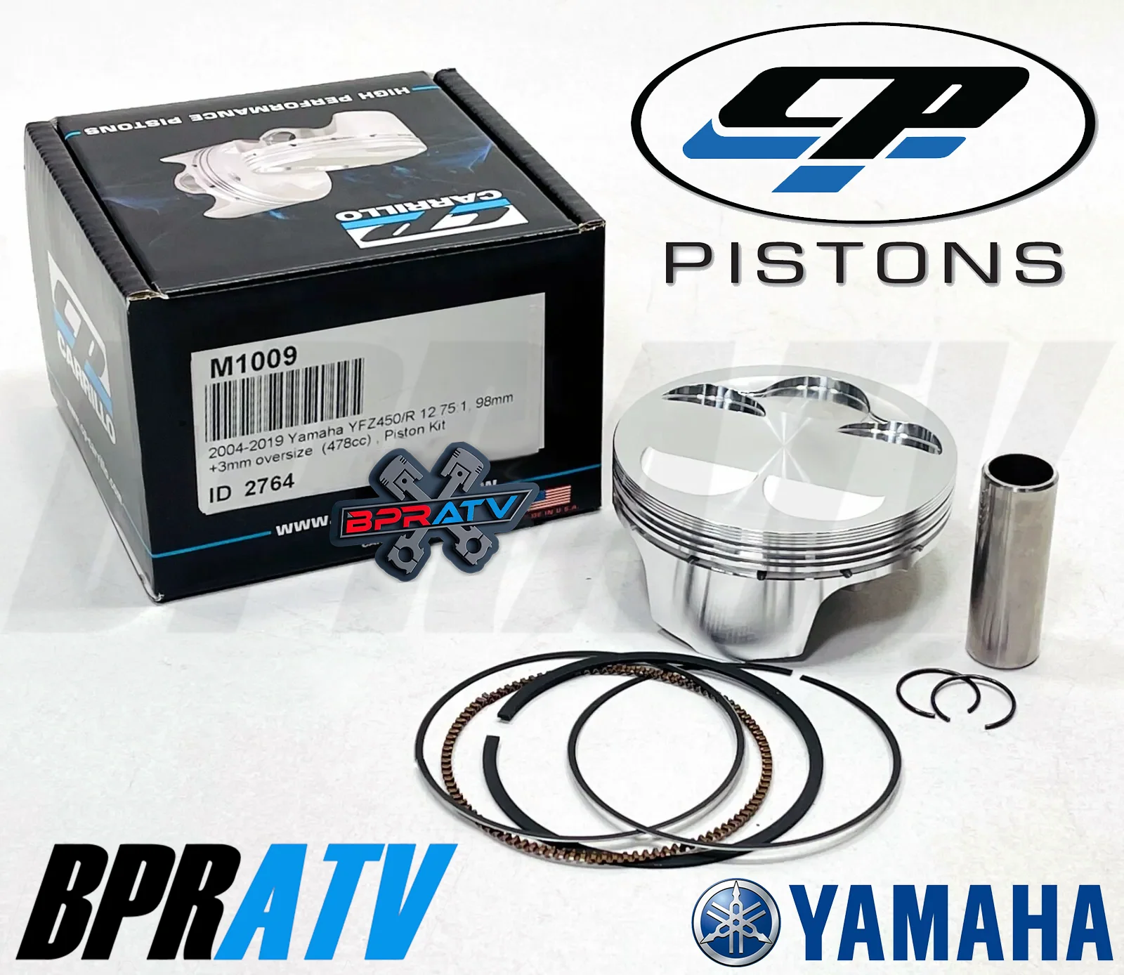 YFZ450 YFZ 450 YFZ450R 98mm 12.5:1 CP 480cc 500cc Big Bore Pump Gas Piston Rings - Image 13