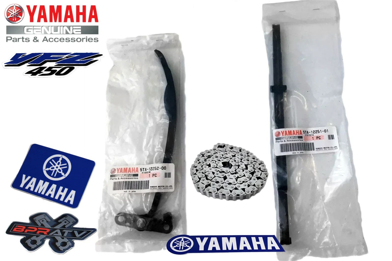 YFZ450 YFZ 450 YZ 450F OEM Chain Dampner Both Front Rear Guide Guides Cam Timing - Image 20