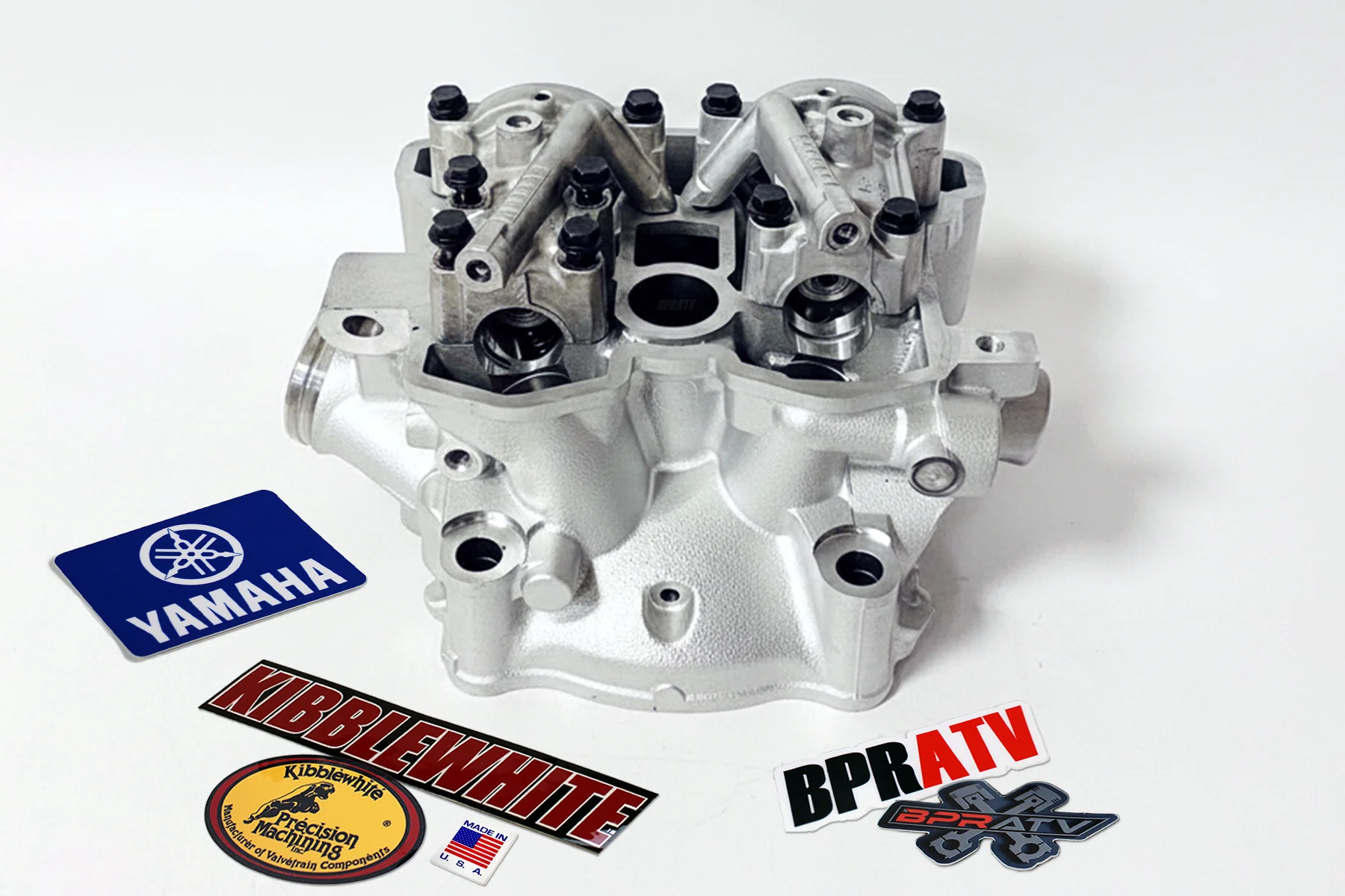 YFZ450R +1mm Kibblewhite Valves OEM Head Assembly Ported Port Porting Ti Springs - Image 2