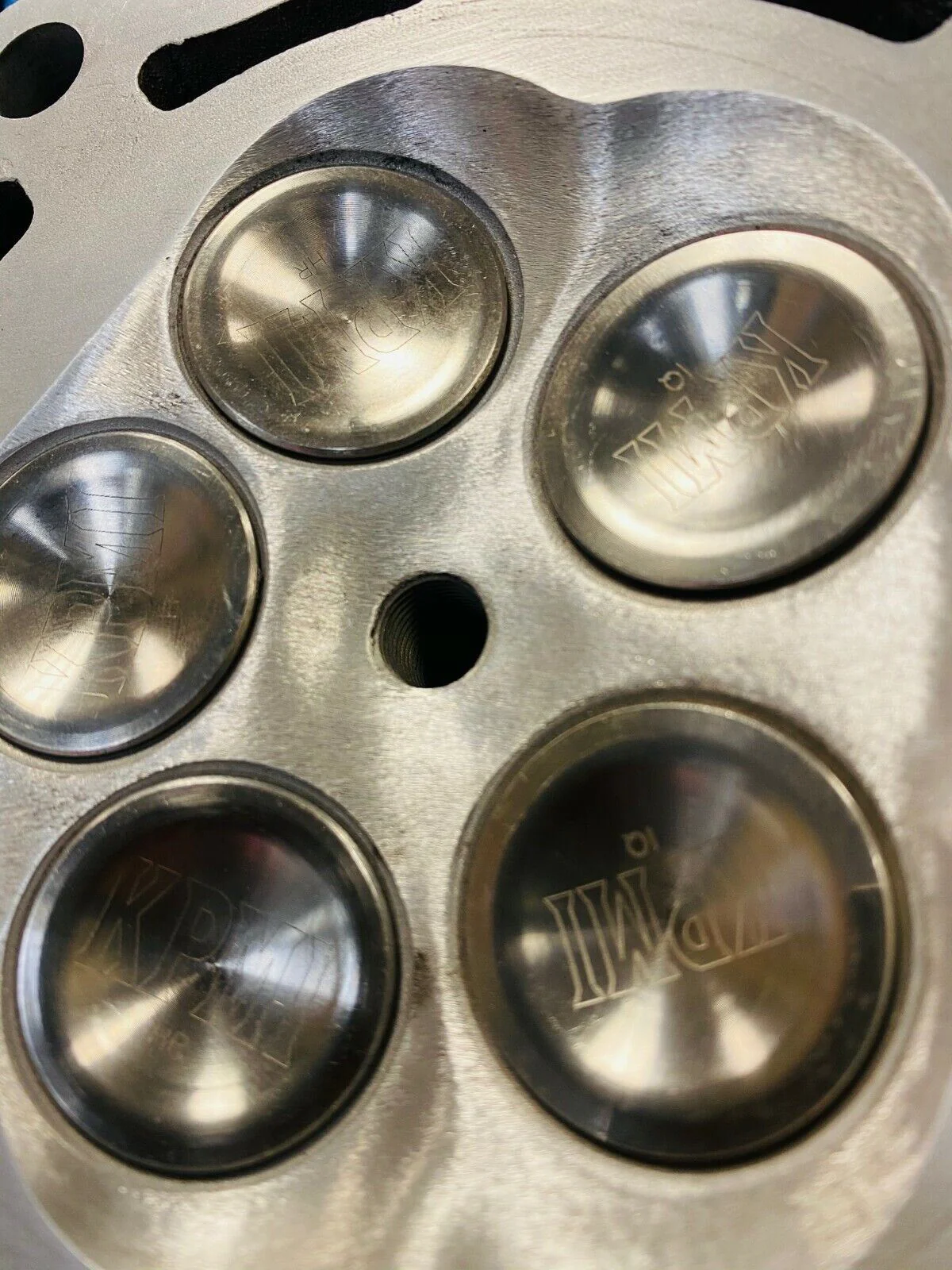 YFZ450R +1mm Kibblewhite Valves OEM Head Assembly Ported Port Porting Ti Springs - Image 5