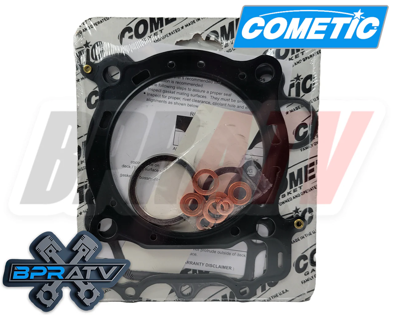 Yamaha YFZ450R 98mm 478cc Big Bore Top End Kit CP Piston & Cometic Gasket 13.5:1 - Image 14
