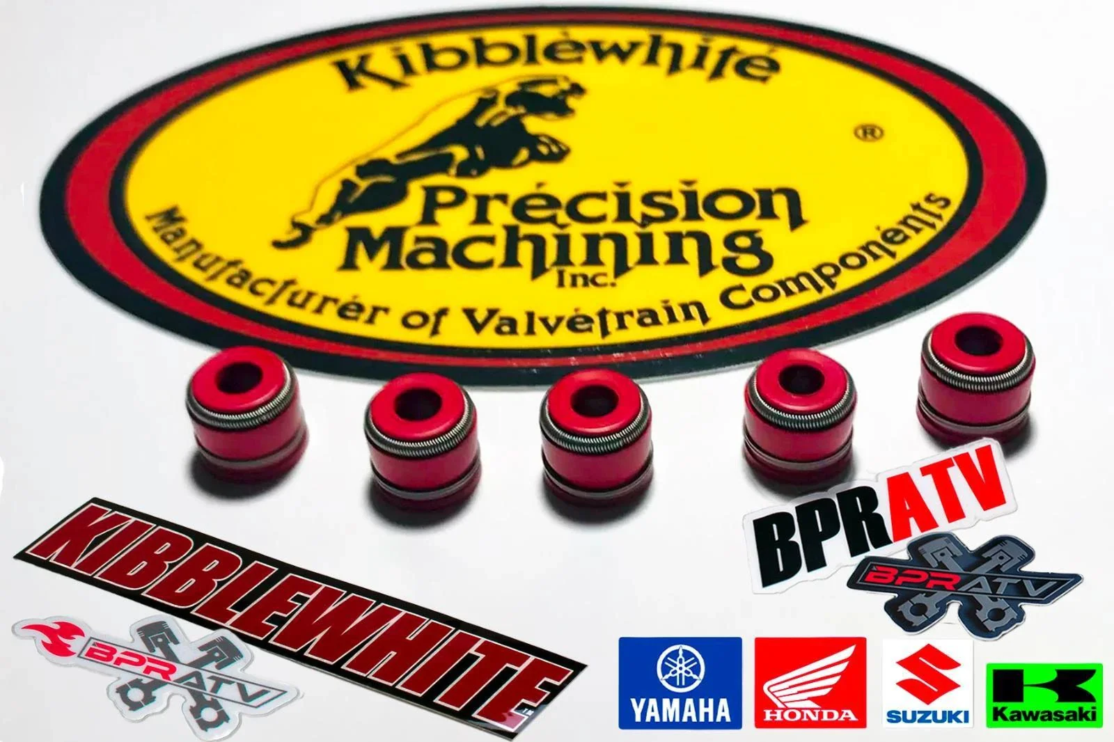 YFZ450R OEM Race Ported Head Assembly & Kibblewhite +1mm Valves Titanium Springs - Image 10