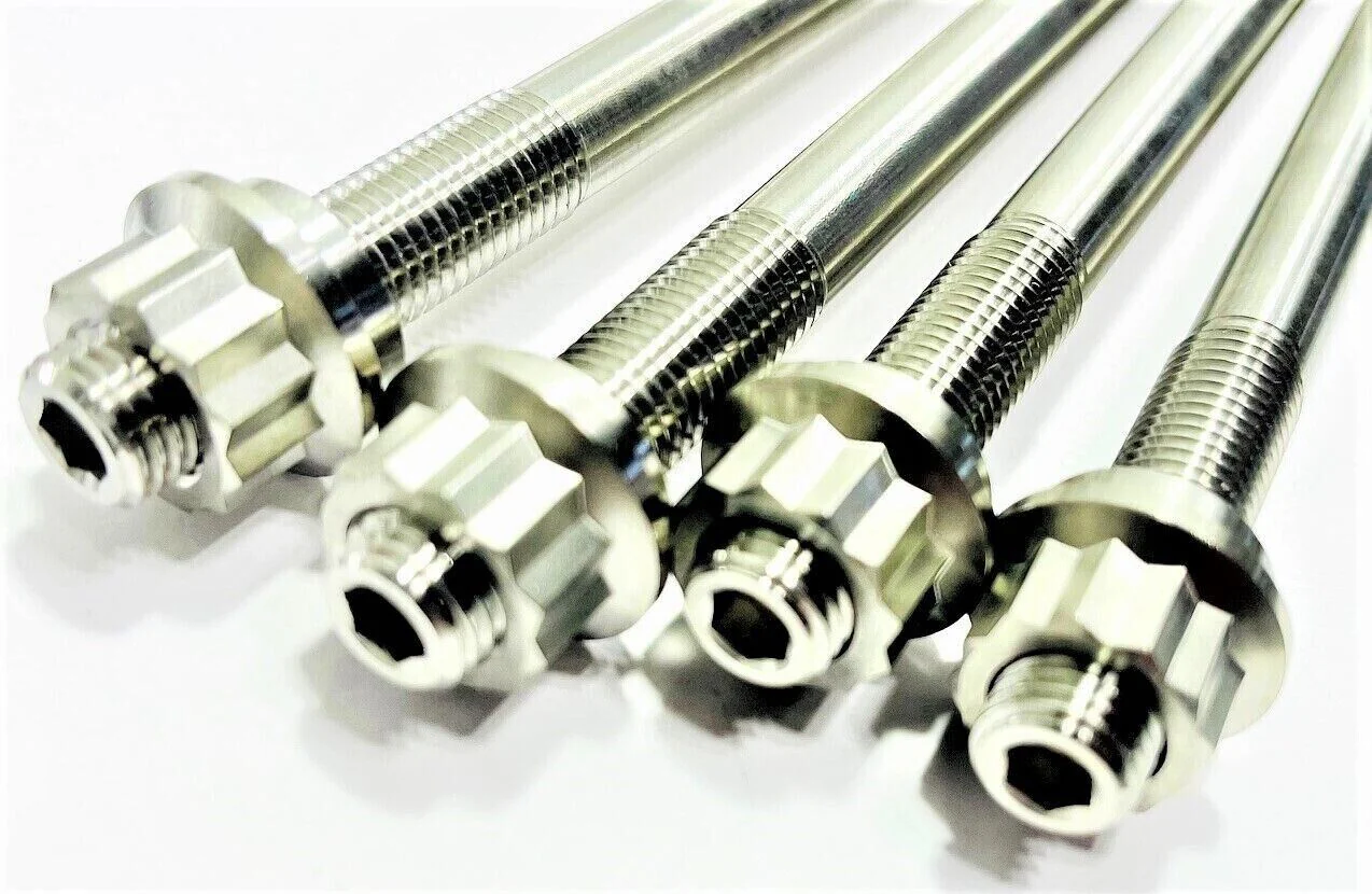 Best YFZ450R YFZ 450R Cylinder Head Studs TITANIUM Stud Kit Cometic Gaskets Set - Image 2