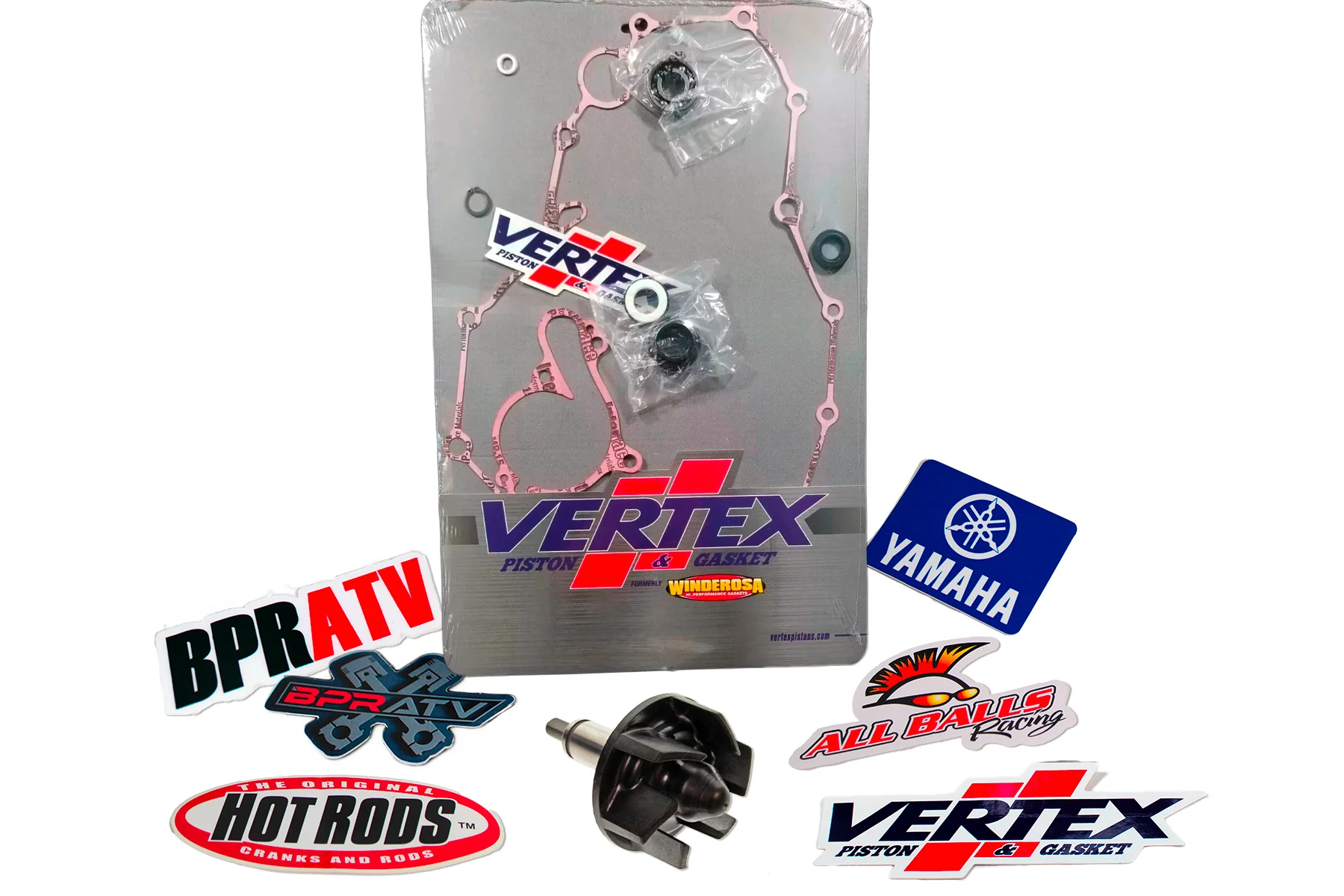 YFZ450R YFZ 450R/X BPRATV Billet Impeller Water Pump Kit Hot Rods Vertex Gaskets - Image 3