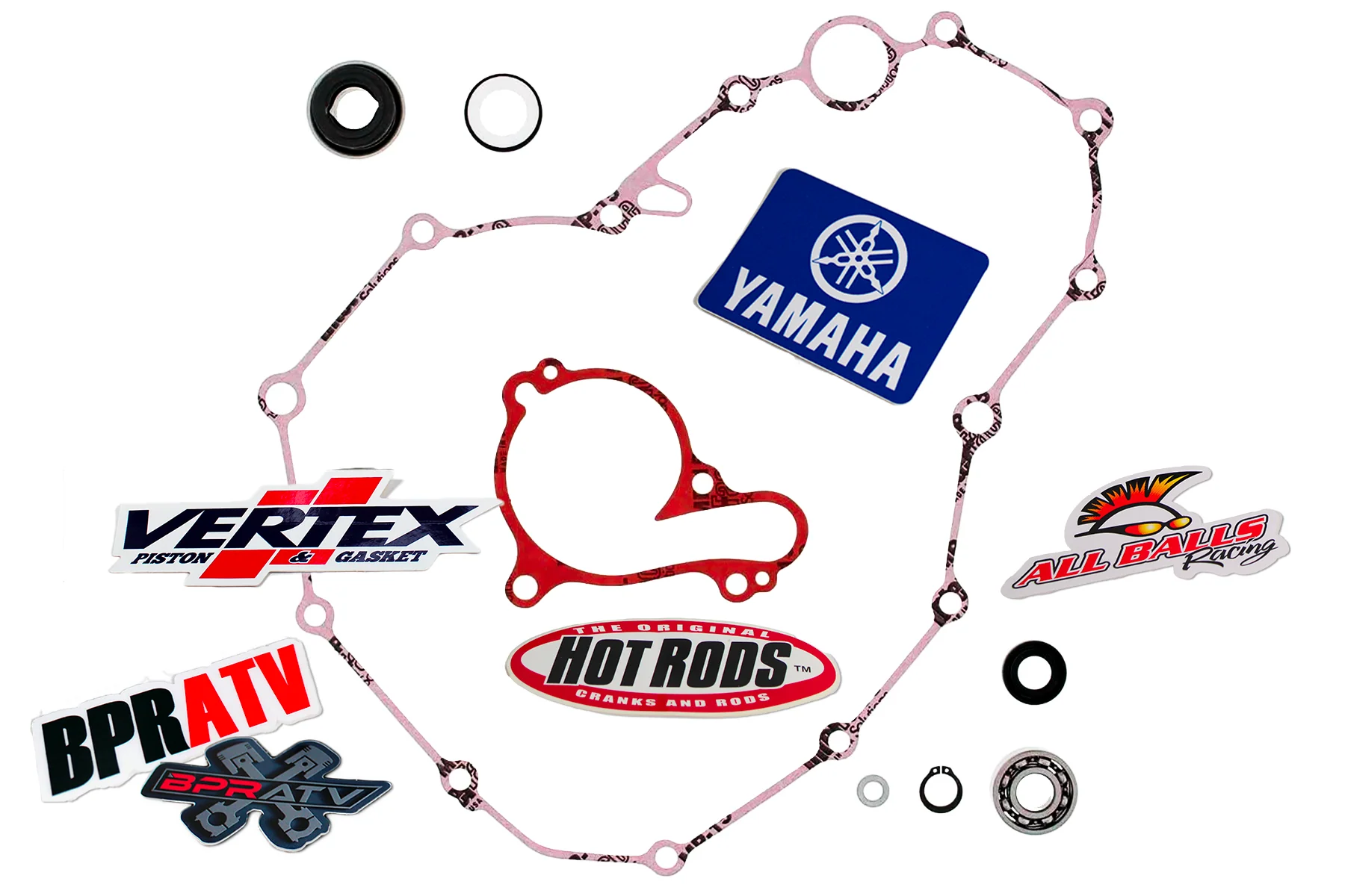 YFZ450R YFZ 450R/X Water Pump Rebuild Kit OEM Shaft Seal Gasket Hot Rods Vertex - Image 12