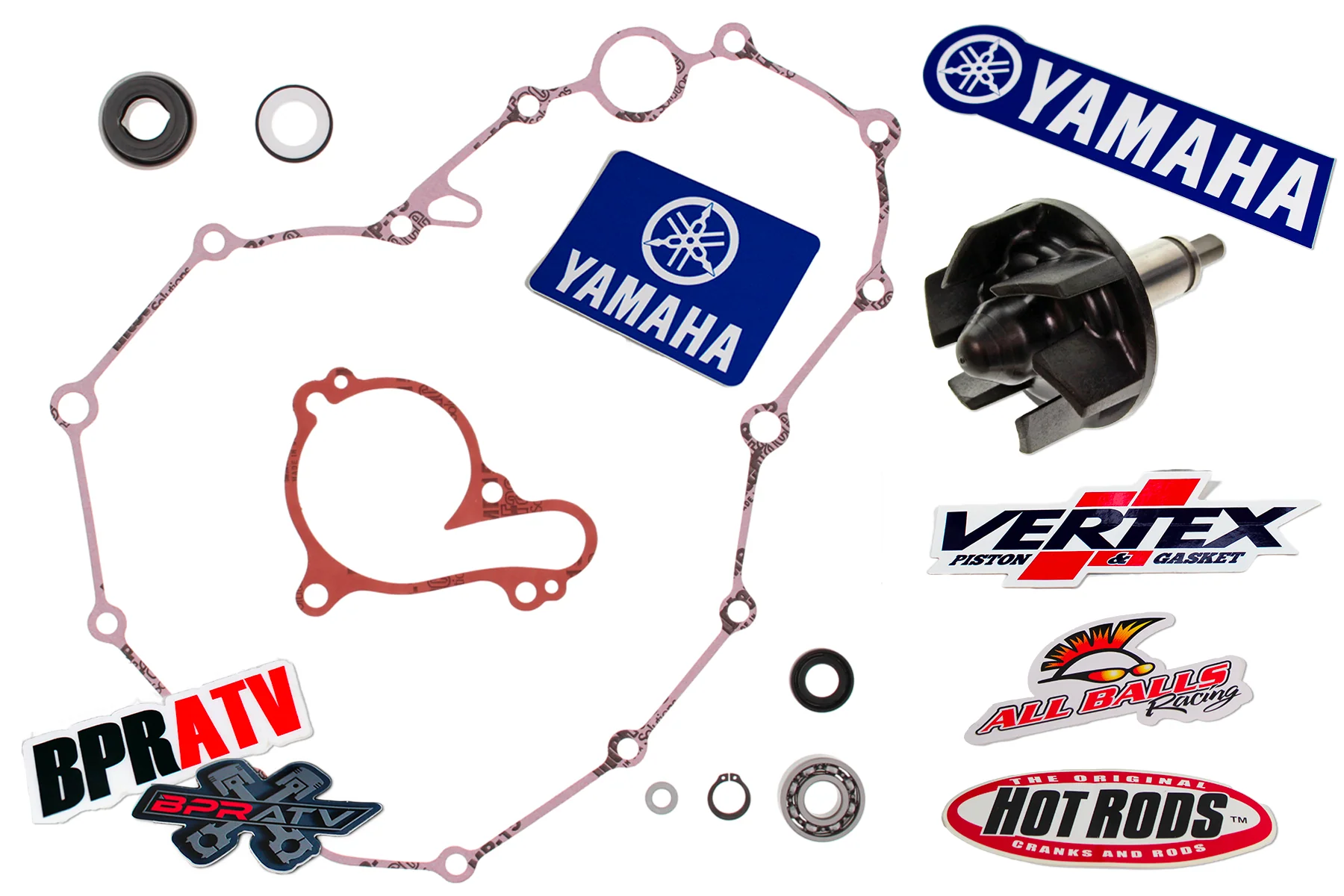 YFZ450R YFZ 450R/X Water Pump Rebuild Kit OEM Shaft Seal Gasket Hot Rods Vertex - Image 4