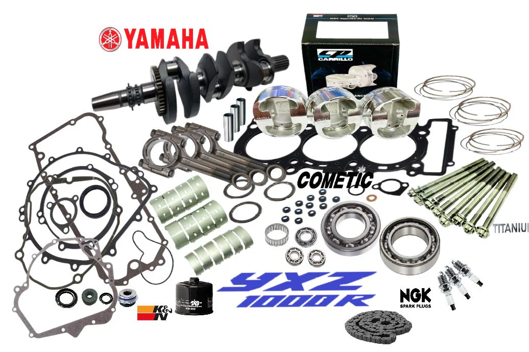 YXZ1000R SS EPS Complete Rebuild Kit Crank Rods Top Bottom End Assembly Repair