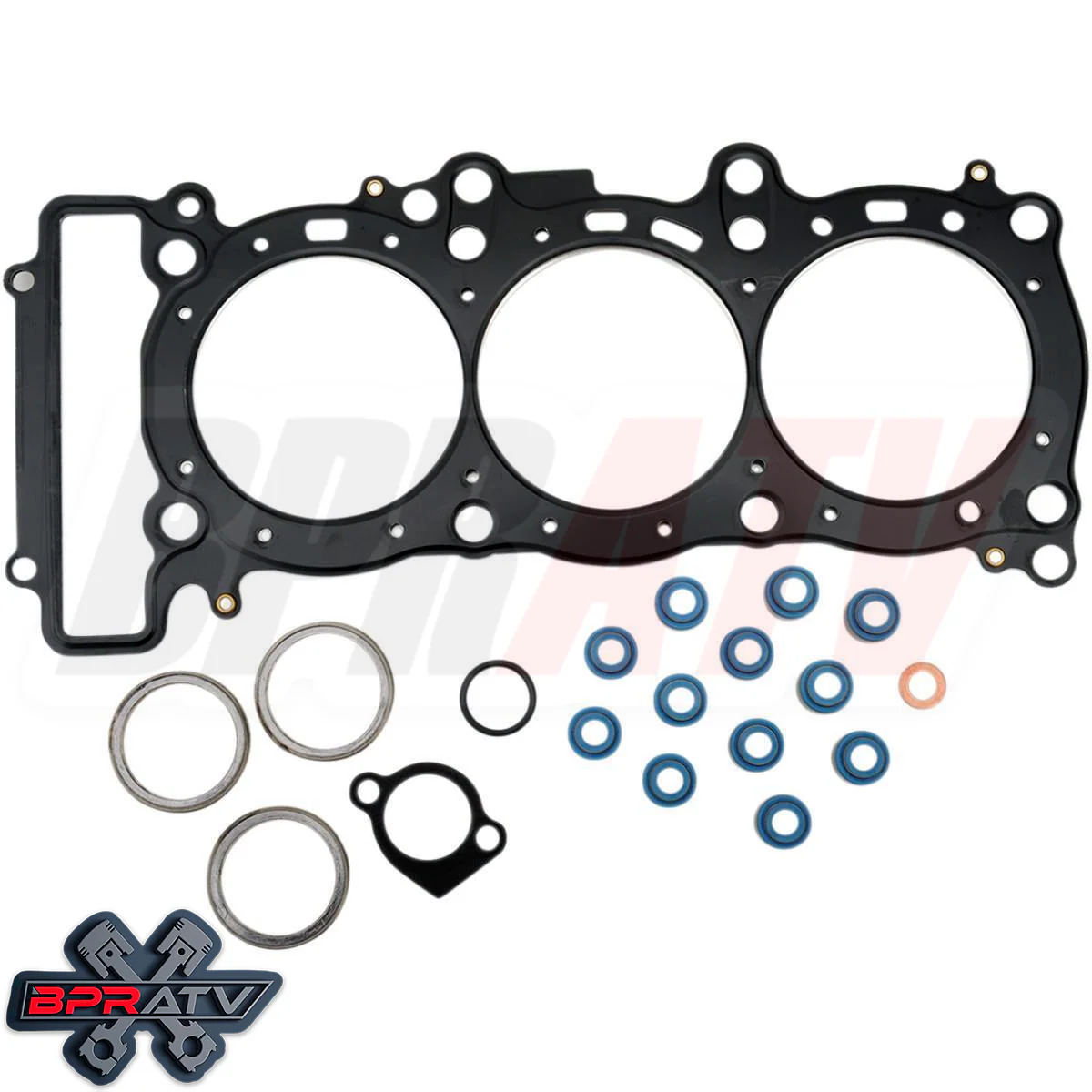 YXZ1000R YXZ Stock Bore 80mm 10.5:1 CP TURBO Piston Set Cometic Top End Gasket - Image 4