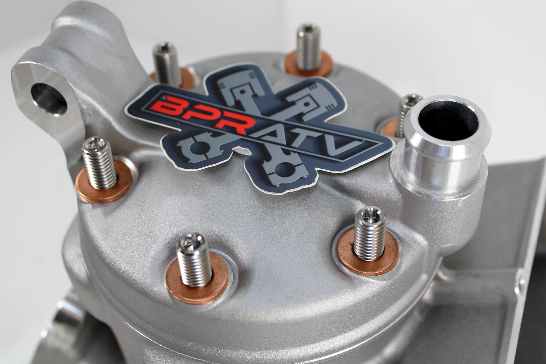 YZ250 Cylinder Head Repair Install Upgrade Titanium Head Stud Kit Cap Nuts Oring - Image 18