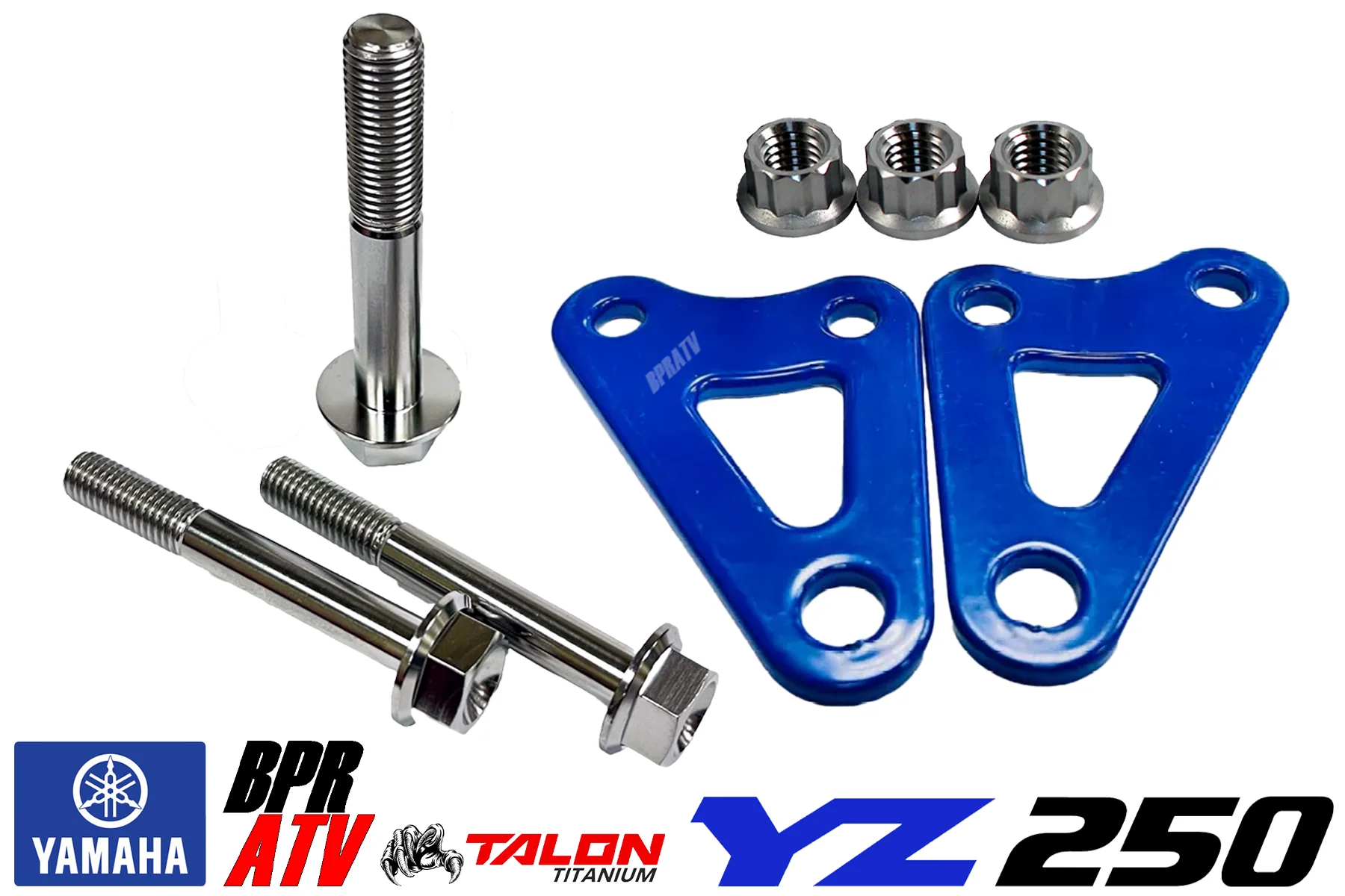 YZ250 YZ 250 Motor Mount Billet CNC Heavy Duty Engine Mounting TITANIUM Bolt Kit - Image 3