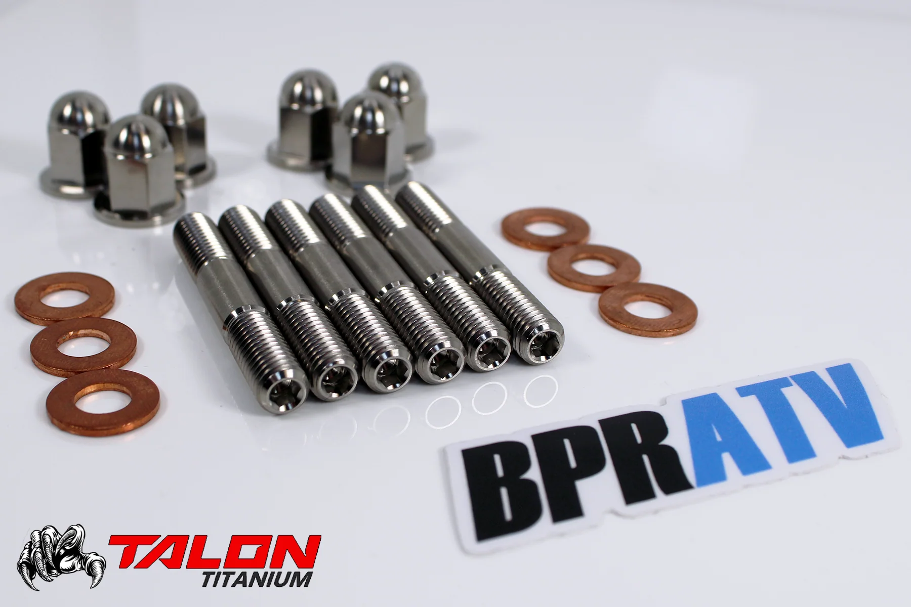 YZ250 YZ 250 Stock Cylinder Head Titanium Stud Kit Acorn Nuts Gasket Rebuild Kit - Image 10