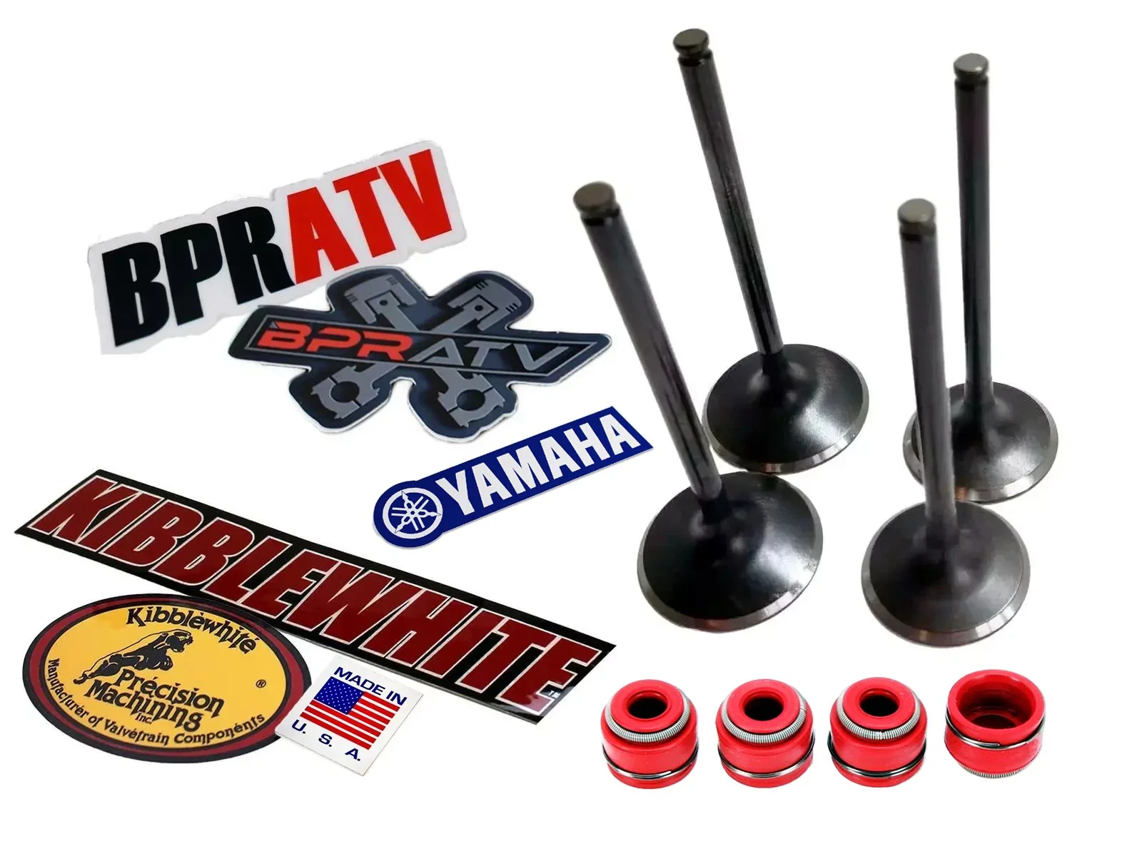 YZ450F 10-13 Kibblewhite Complete Head Rebuild Kit Titanium Springs Valves Seals - Image 9