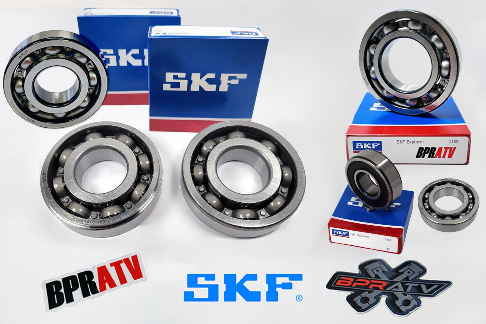 YZ450F YZ 450F Transmission Bearings Complete Gearcase SKF Shift Cam Bearing Kit - Image 2