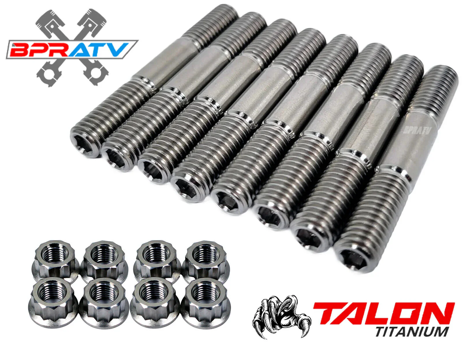 YZFR6 YZF-R6 S TITANIUM Heavy Duty Head Pipe Exhaust Studs & Exhaust Gaskets Kit - Image 3